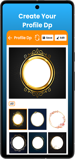 Profile photo:Circle DP Maker Screen 3