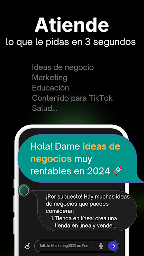 Sage - Chatbot con GPT Screen 3