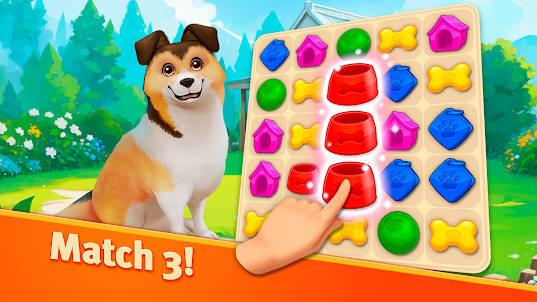 Doggie Dog World: Pet Match 3