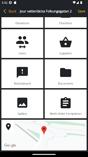 Android application BlockApp screenshort