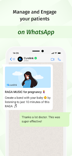 Android application Curelink screenshort