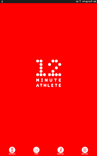 Screenshot of 12 Minute Athlete HIIT Workout