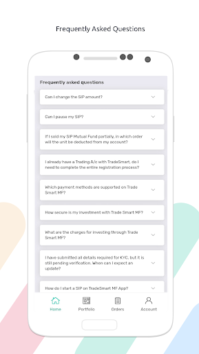 TradeSmart MF: Mutual Fund App Screen 2