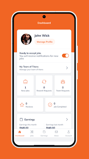 Vidola Titan:Service Providers Screen 2