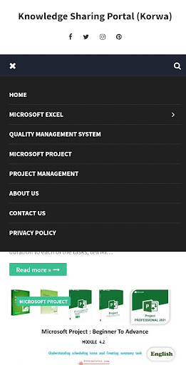 Android application Knowledge Sharing Korwa screenshort