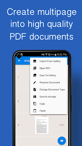 Scanner rapide - Application de numérisation PDF