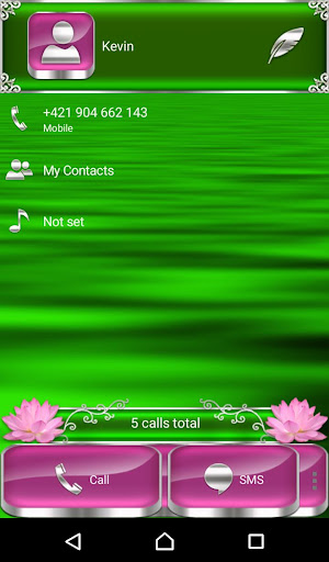 Lotus Dialer theme Screen 3
