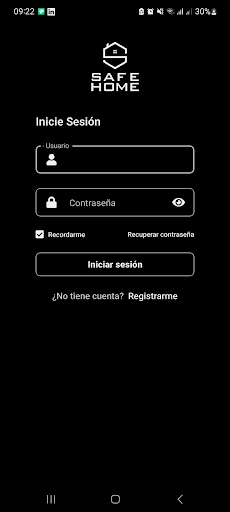 Android application SAFE HOME screenshort