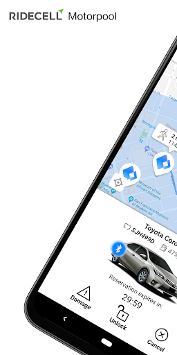 Android application Ridecell Motorpool screenshort