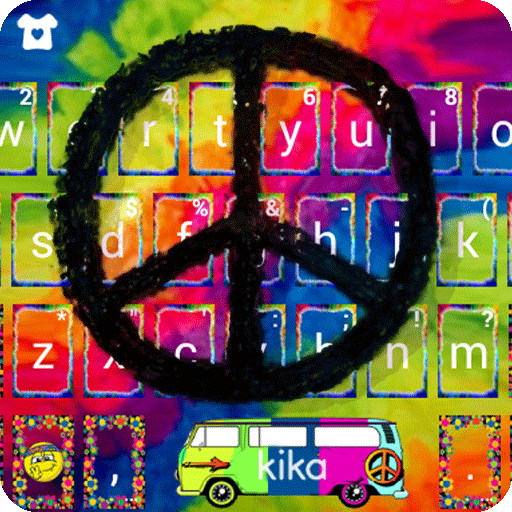 最新版 クールな Hippie Peace のテーマキーボード Google Play のアプリ