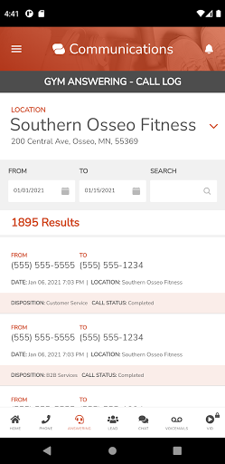 HelloGym Management Screen 3