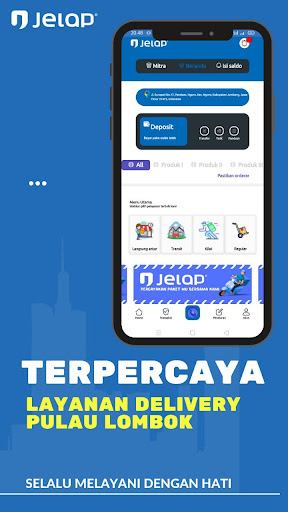 Android application Jelap screenshort