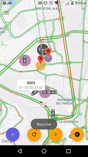 Tracking Taxi Screen 3