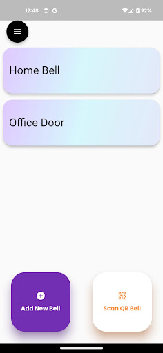 Android application VisiRing - Virtual QRDoor Bell screenshort