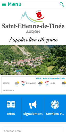 Android application Saint Etienne de Tinée - Auron screenshort