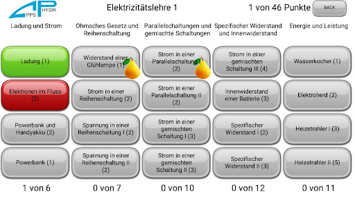 Android application Elektrizitätslehre 1 screenshort