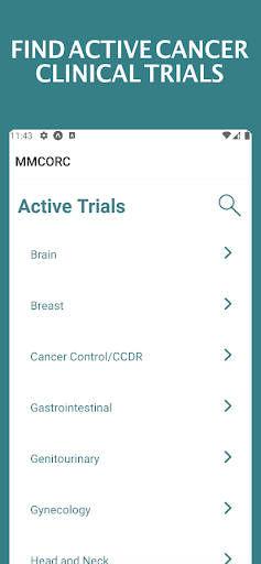 Android application MMCORC screenshort