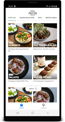 Android application Motel Mezza screenshort