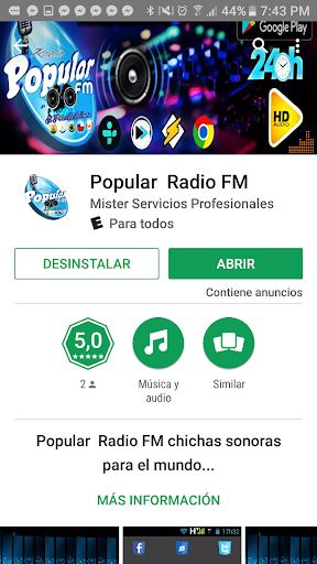 Radio Popular FM Bolivia Screen 2