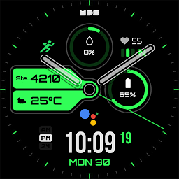 Immagine dell'icona MDS367 - Hybrid Watch Face