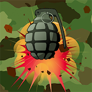 Simulated explosive grenade