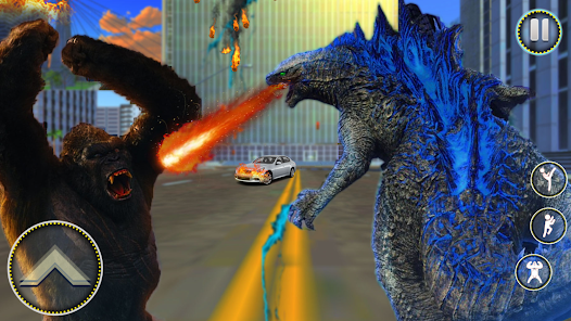 Captura de Pantalla 4 Kaiju King Kong Godzilla Games android