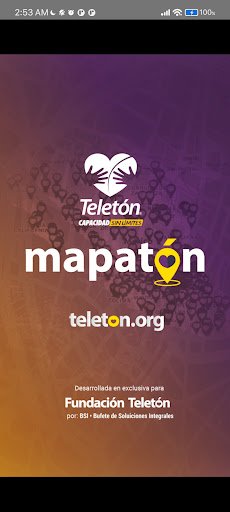 Android application Mapatón screenshort