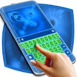 Blue Glare Theme Keyboard icon