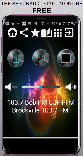 Android application 103.7 Bob FM CJPT-FM Brockvill screenshort