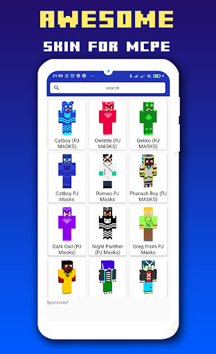PJ skins Masks for Minecraft