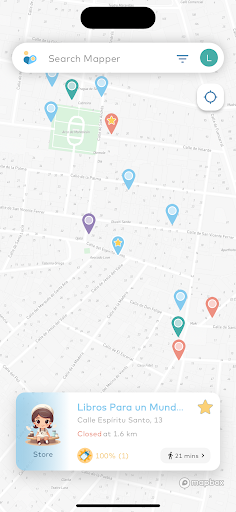Android application MaterMap screenshort