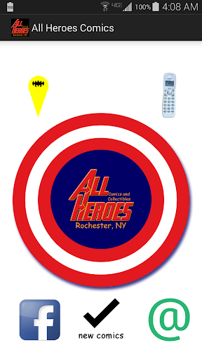 Android application All Heroes Comics screenshort