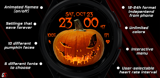 Android application GS Halloween Animated Face screenshort
