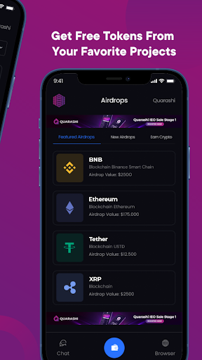 Quarashi Wallet VPN Chat DEX