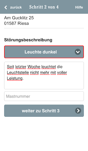 Störungsmelder Riesa