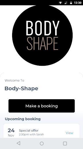 Android application Body-Shape screenshort