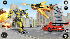 スーパーロボット ゲーム - 飛ぶ車 シューティングゲームのおすすめ画像4