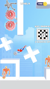 Captura de Pantalla 5 Miami Rope Hero Swing android
