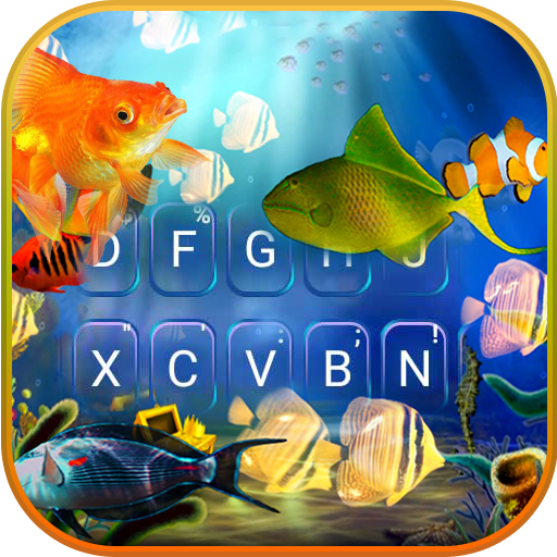 3D Live Fish Keyboard Theme  Icon