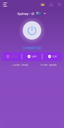 VPN Australia - Turbo Secure Screen 3