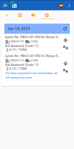 Android application iBulk screenshort