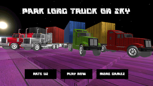 Android application Park Long Trucks on Sky screenshort