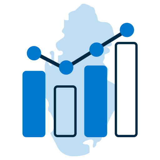 Qatar Statistics logo