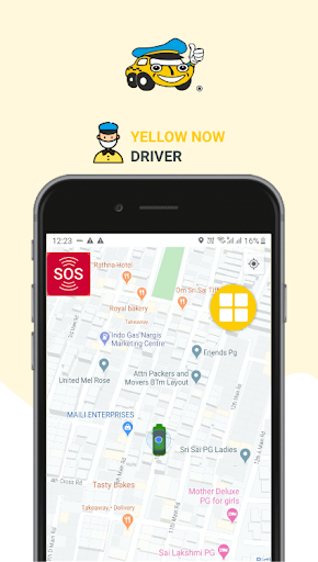YellowNow-Fahrer Screen 3