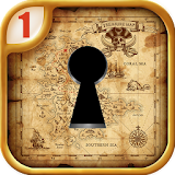 Escape Rooms : Treasure map icon
