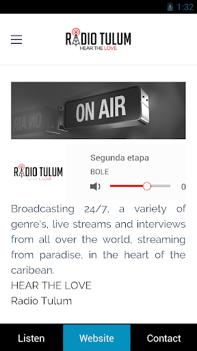 Android application Radio Tulum screenshort