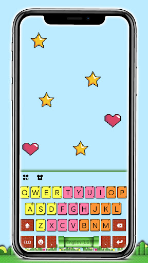 Android application Colorful Keyboard Background screenshort