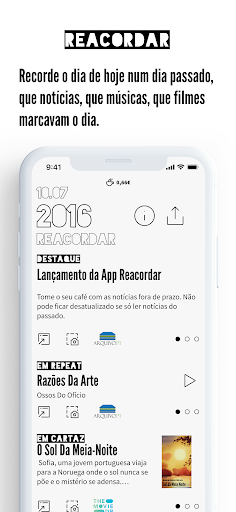 Android application Reacordar screenshort
