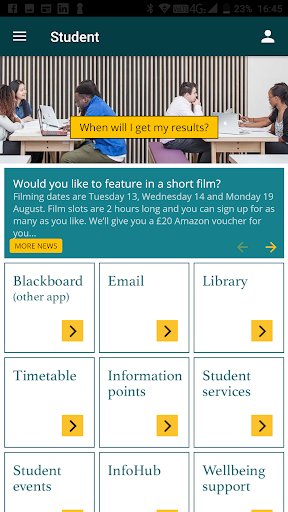 Android application UWE Bristol screenshort