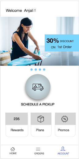 Android application Daily Laundry screenshort